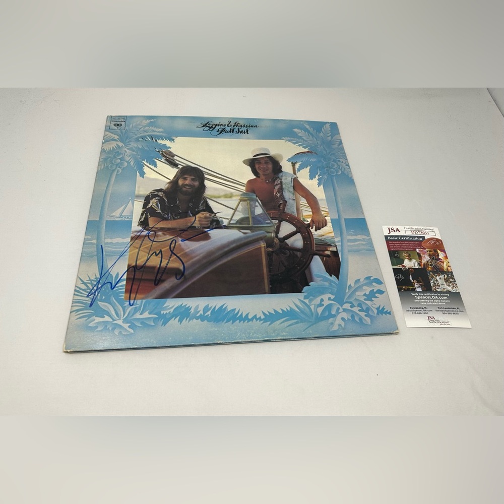 Kenny Loggins signed‎ Full Sail Album JSA COA